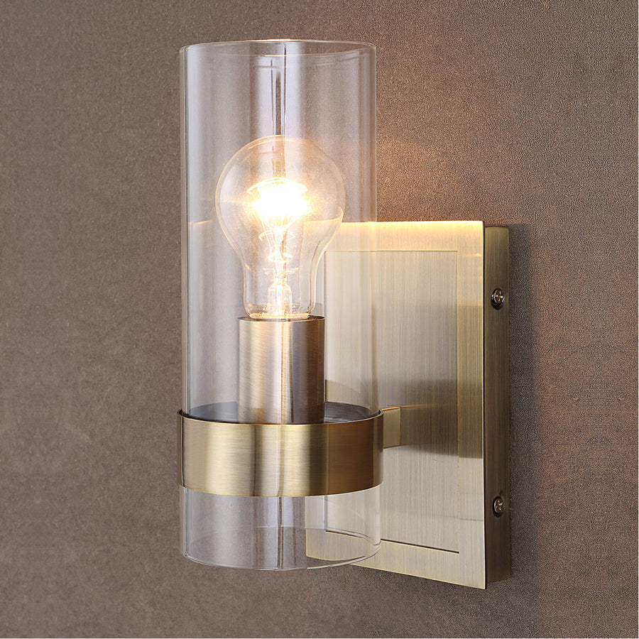 Uttermost Cardiff 1-Light Cylinder Sconce