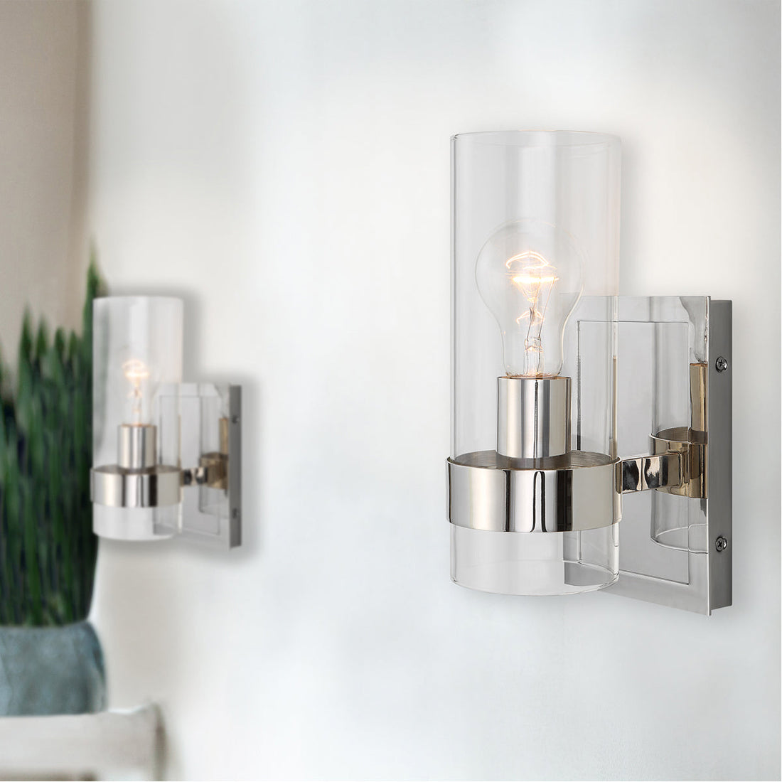 Uttermost Cardiff 1-Light Cylinder Sconce