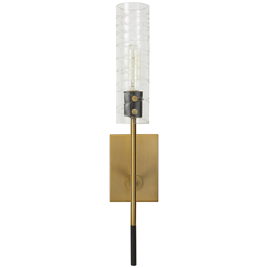 Uttermost Telesto 1-Light Brass Sconce