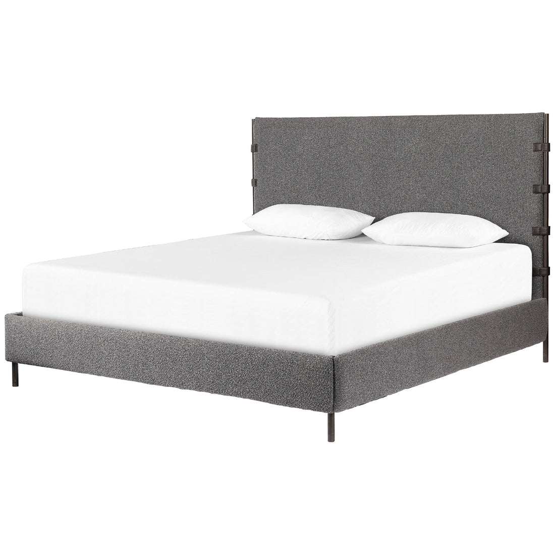 Four Hands Irondale Anderson Bed - Knoll Charcoal