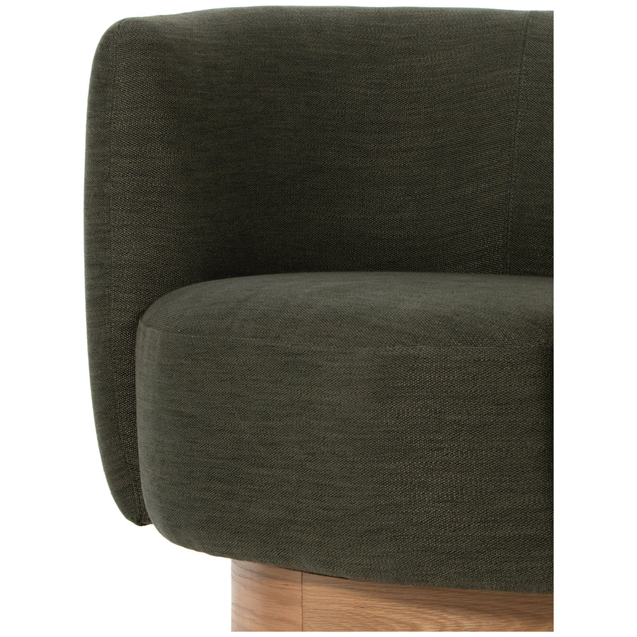 Four Hands Oslo Calista Swivel Chair - Atlantis Moss