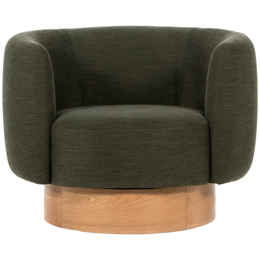 Four Hands Oslo Calista Swivel Chair - Atlantis Moss