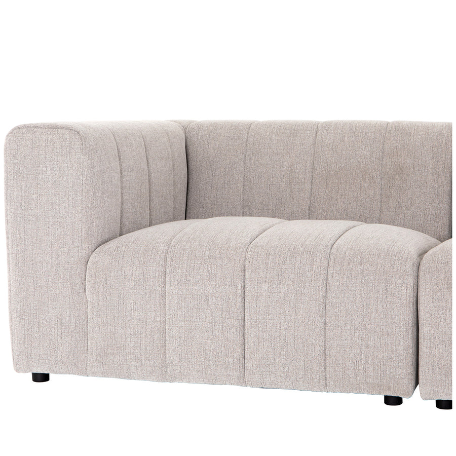 Four Hands Grayson Langham Channeled 3-Piece Sectional - Sandstone