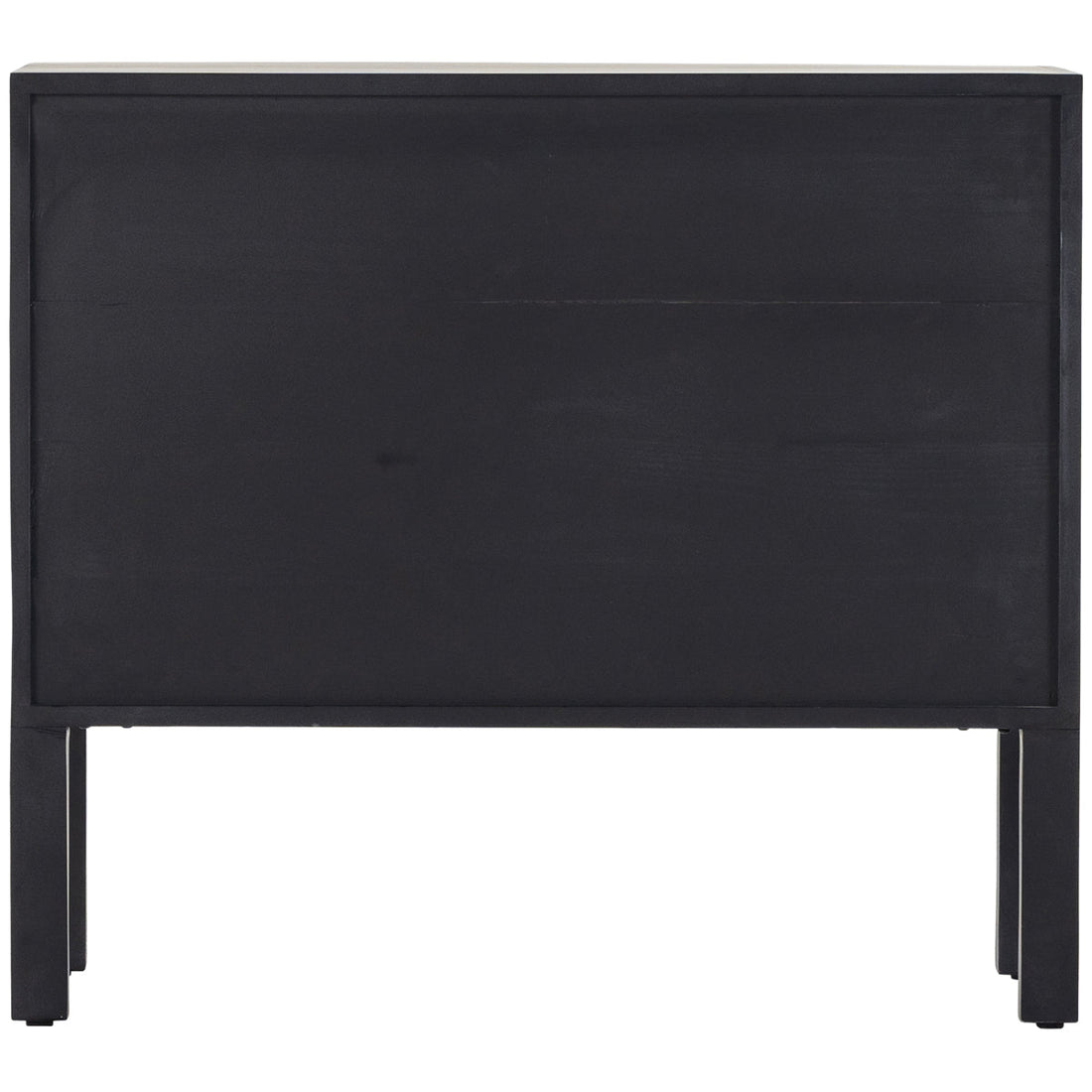 Four Hands Fulton Isador Bar Cabinet - Black Wash Poplar