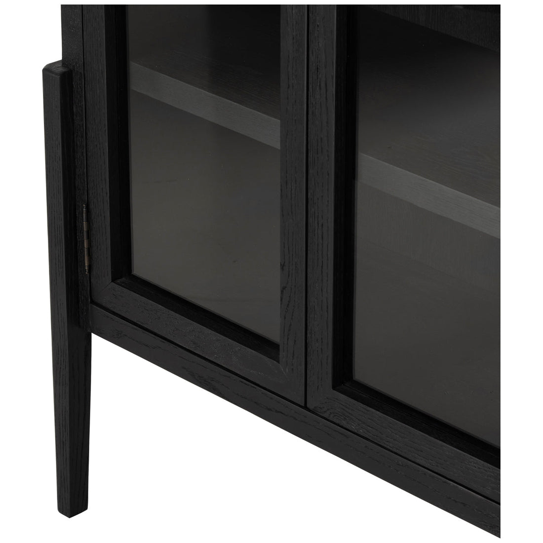 Four Hands Irondale Tolle Cabinet - Drifted Matte Black