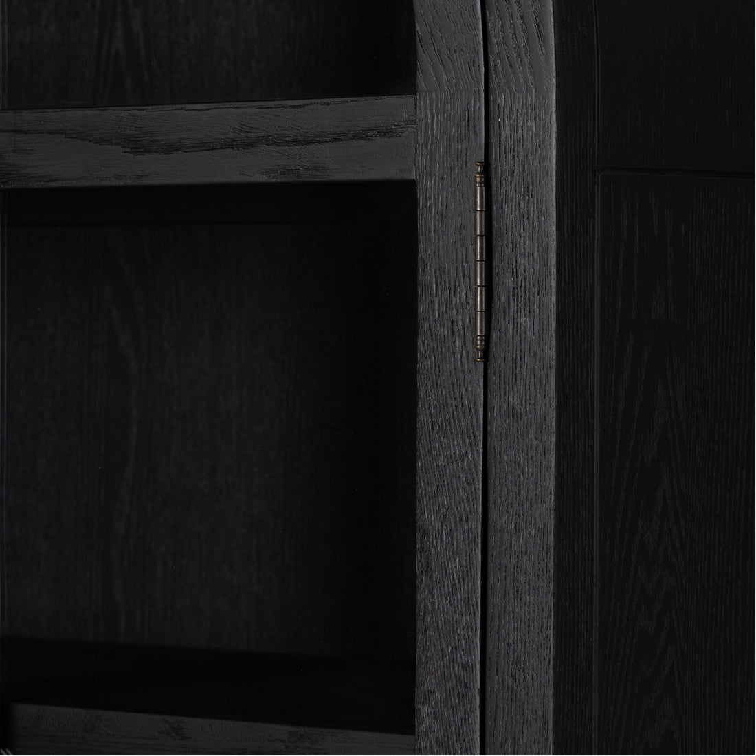 Four Hands Irondale Tolle Cabinet - Drifted Matte Black