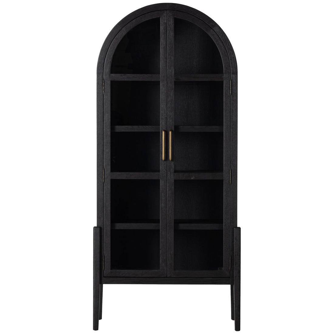 Four Hands Irondale Tolle Cabinet - Drifted Matte Black