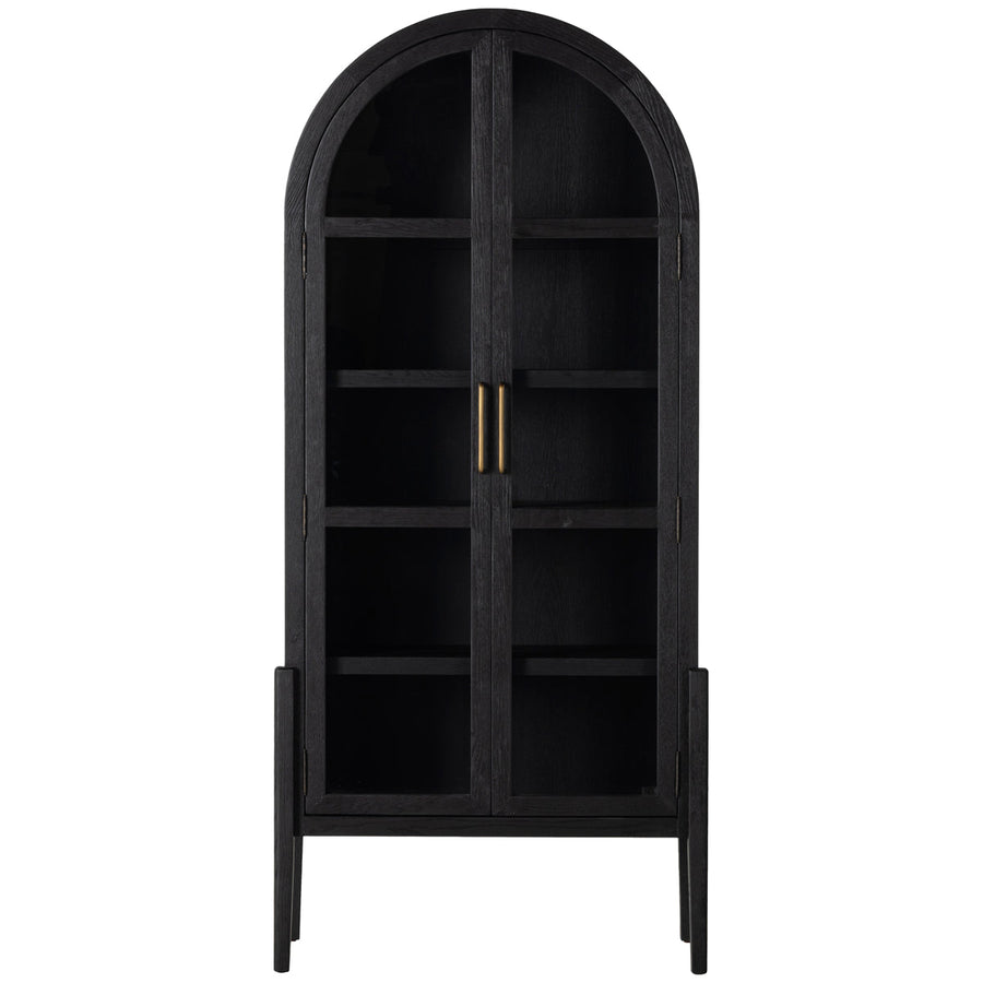 Four Hands Irondale Tolle Cabinet - Drifted Matte Black