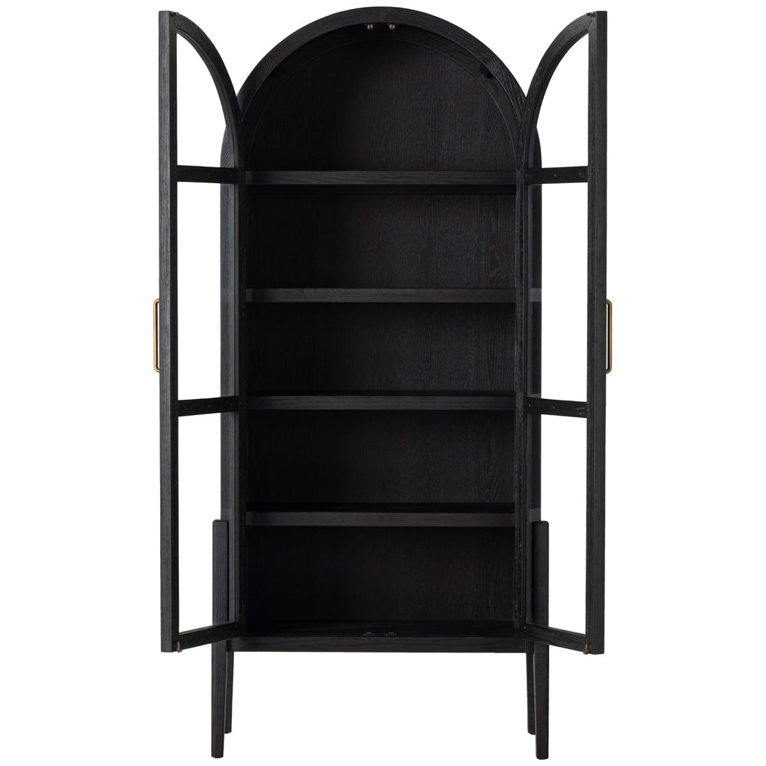 Four Hands Irondale Tolle Cabinet - Drifted Matte Black