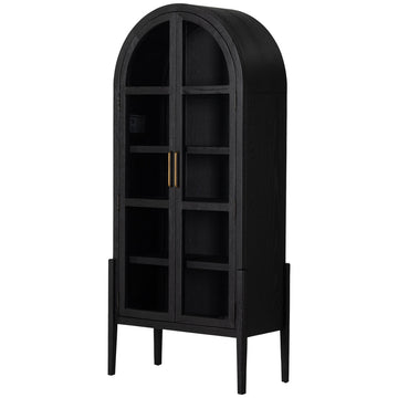 Four Hands Irondale Tolle Cabinet - Drifted Matte Black