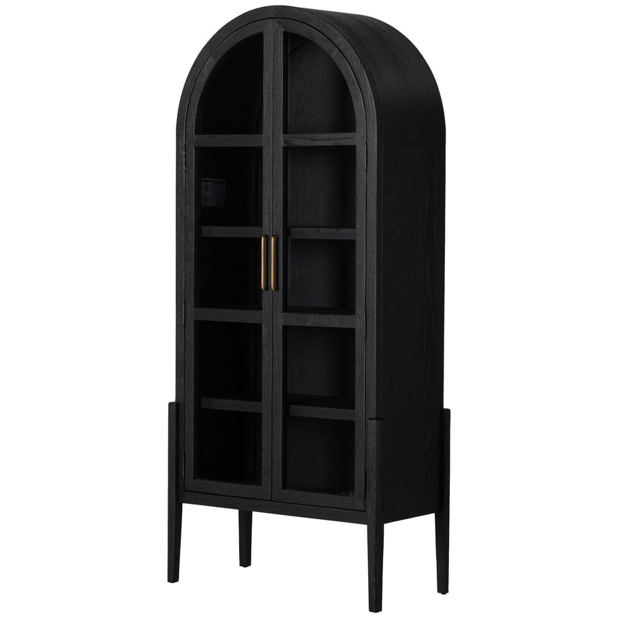 Four Hands Irondale Tolle Cabinet - Drifted Matte Black