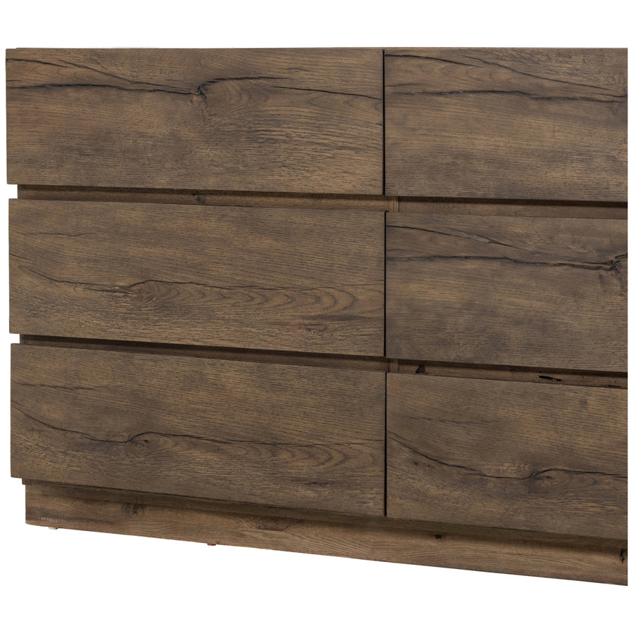 Four Hands Bina Perrin 6-Drawer Dresser - Rustic Fawn