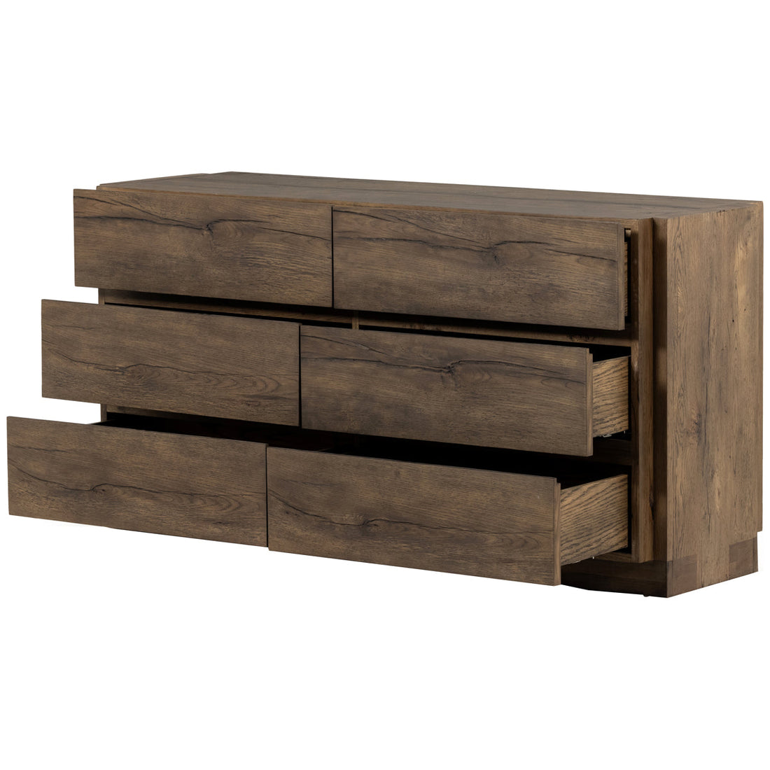 Four Hands Bina Perrin 6-Drawer Dresser - Rustic Fawn