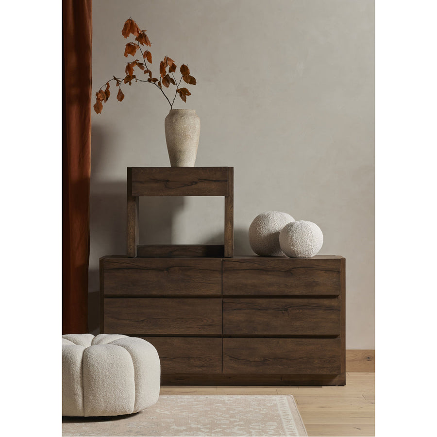 Four Hands Bina Perrin 6-Drawer Dresser - Rustic Fawn