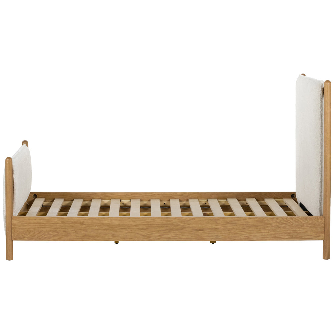 Four Hands Berman Bowen King Bed - Sheepskin Natural