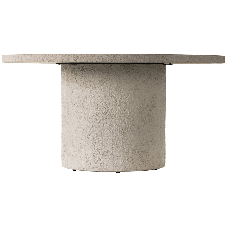 Four Hands Constantine Otero Round Outdoor Dining Table - White