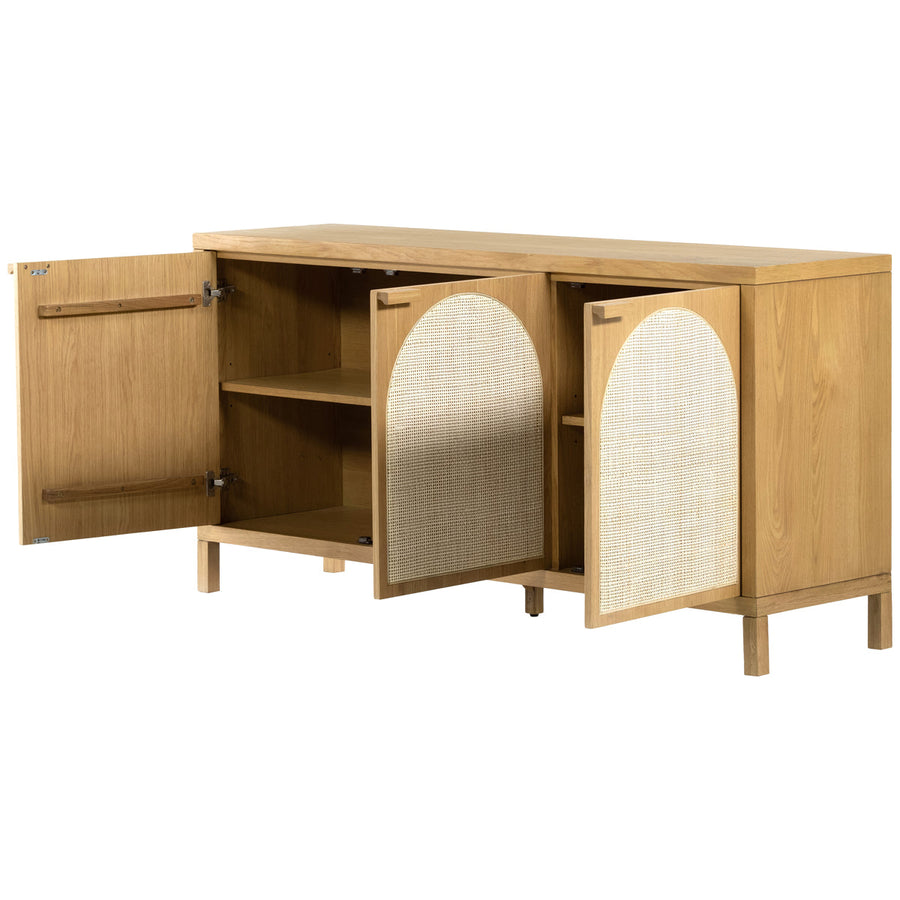 Four Hands Filmore Allegra Sideboard - Honey Oak Veneer