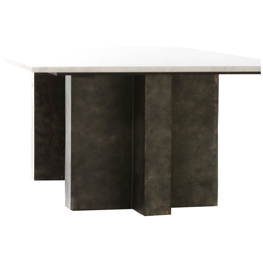 Four Hands Marlow Terrell Coffee Table - Raw Black