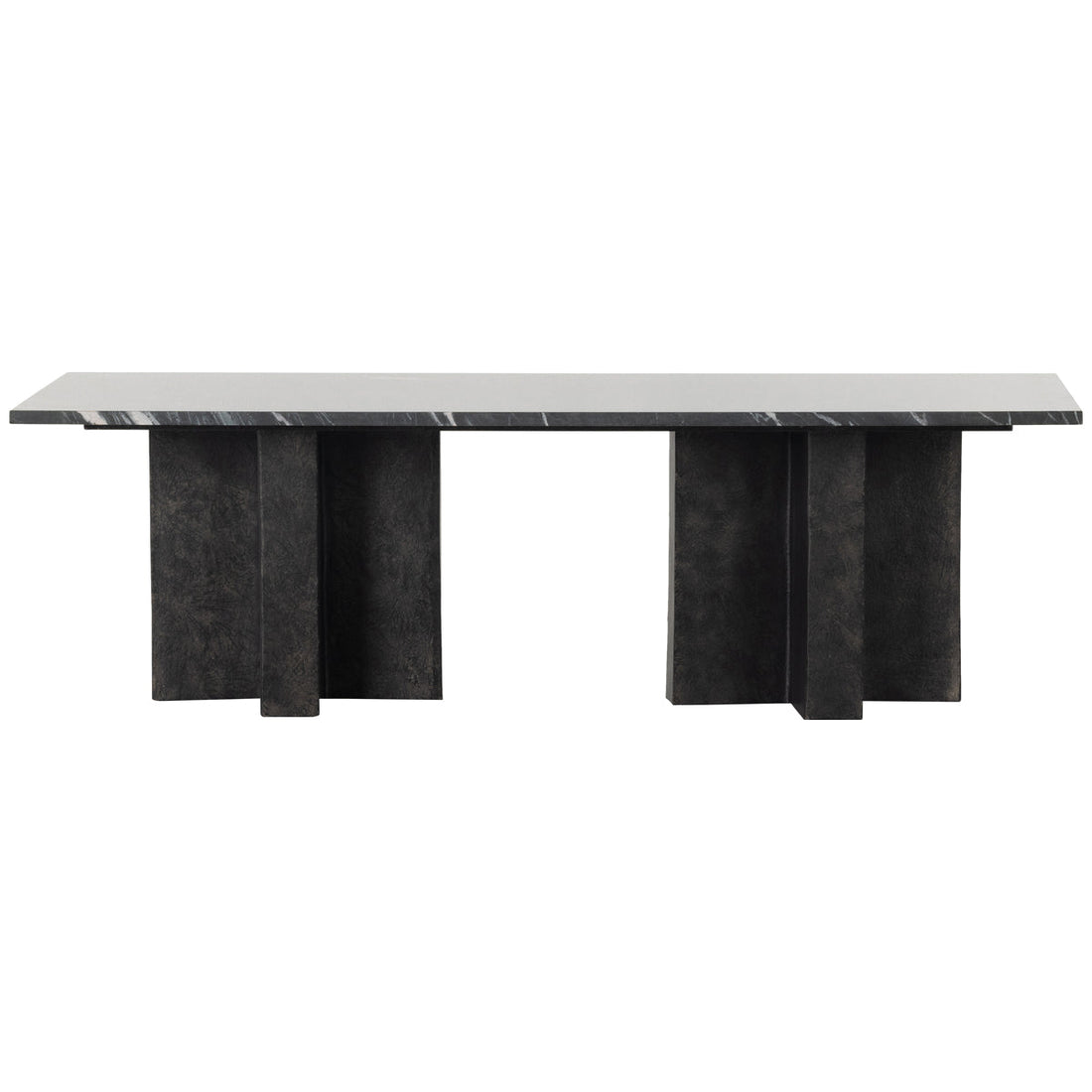 Four Hands Marlow Terrell Coffee Table - Black Marble