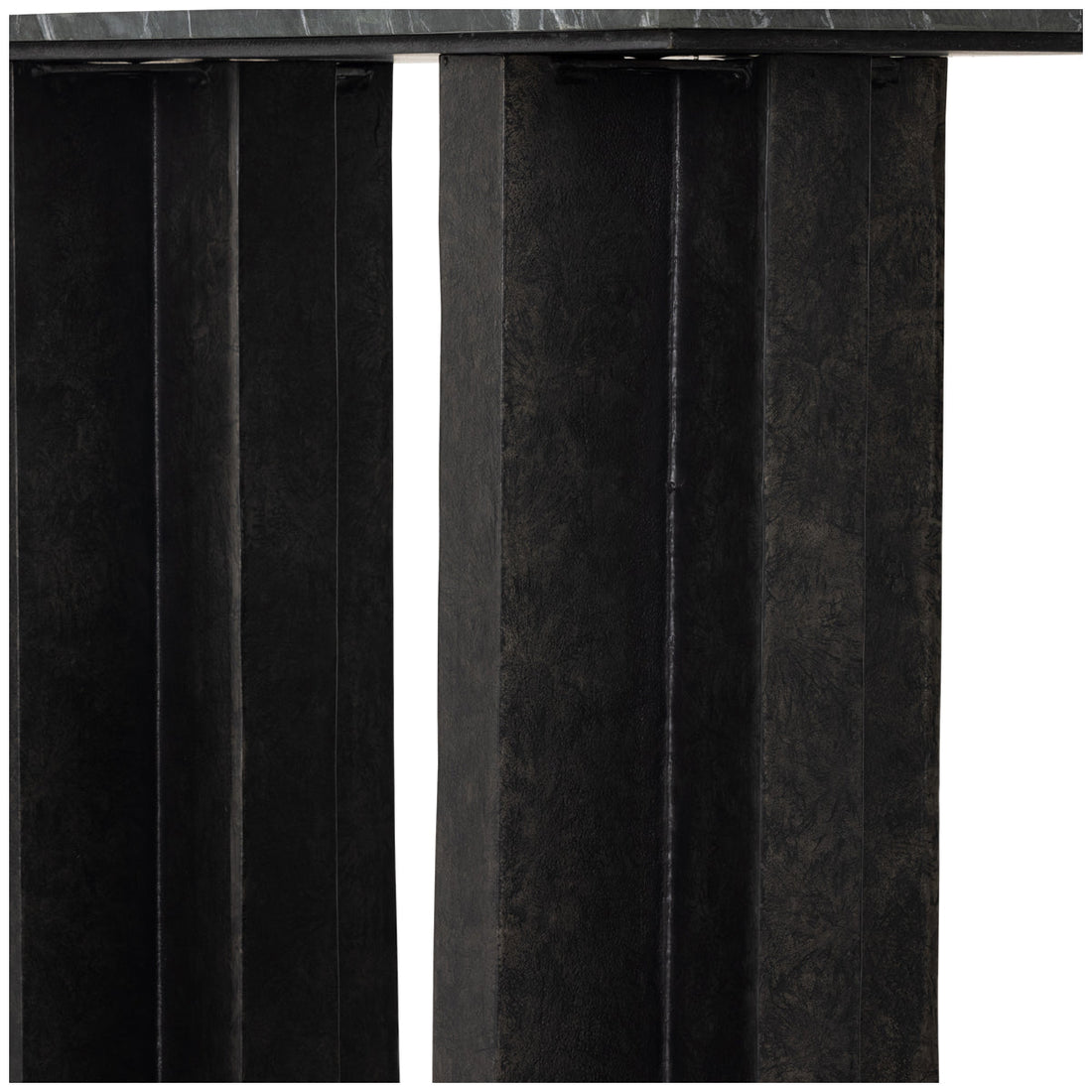 Four Hands Marlow Terrell Console Table - Black Marble