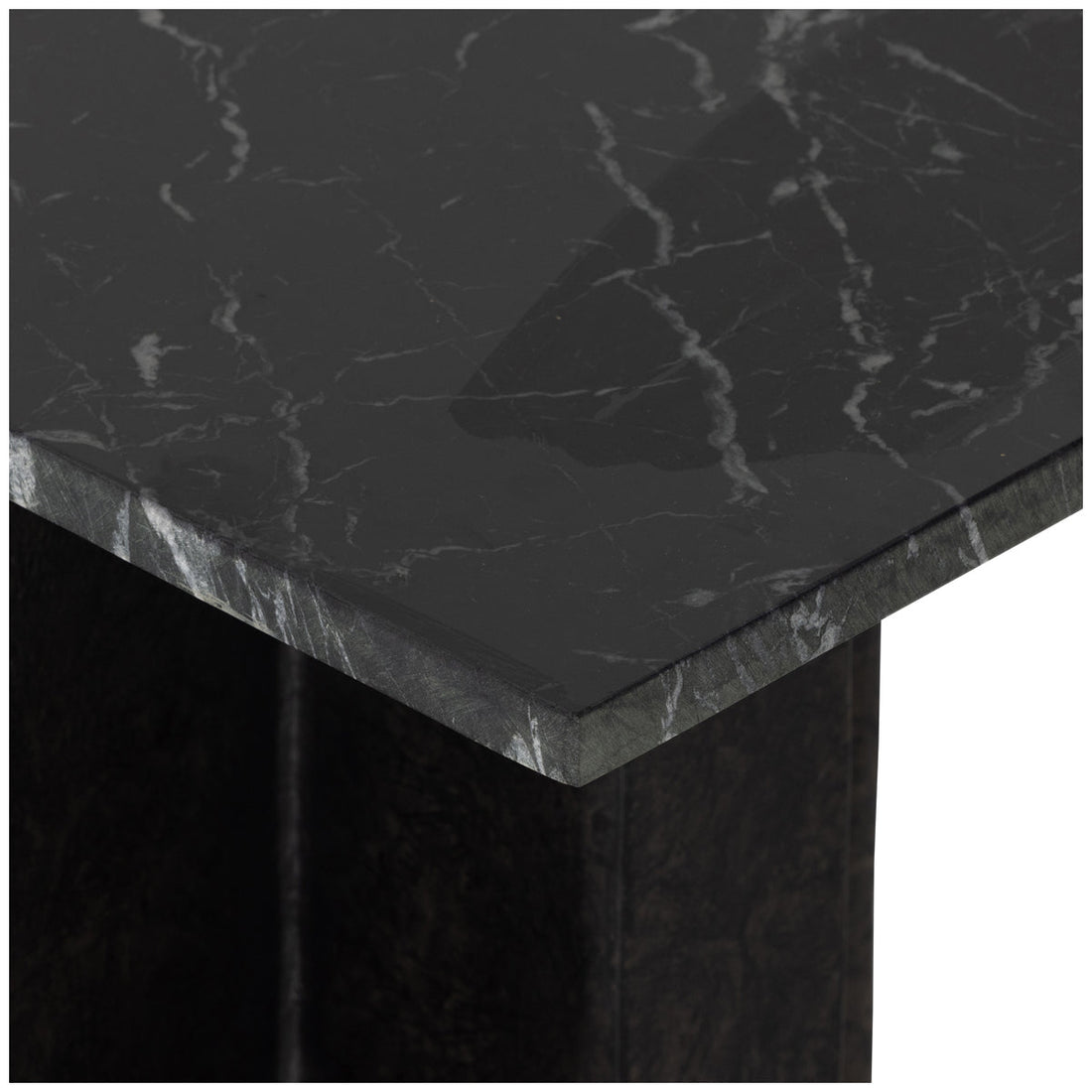 Four Hands Marlow Terrell Console Table - Black Marble