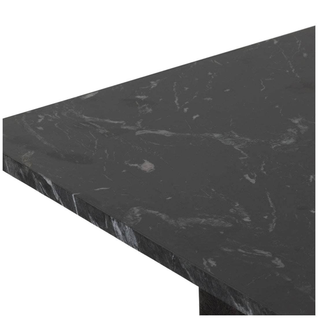 Four Hands Marlow Terrell Console Table - Black Marble