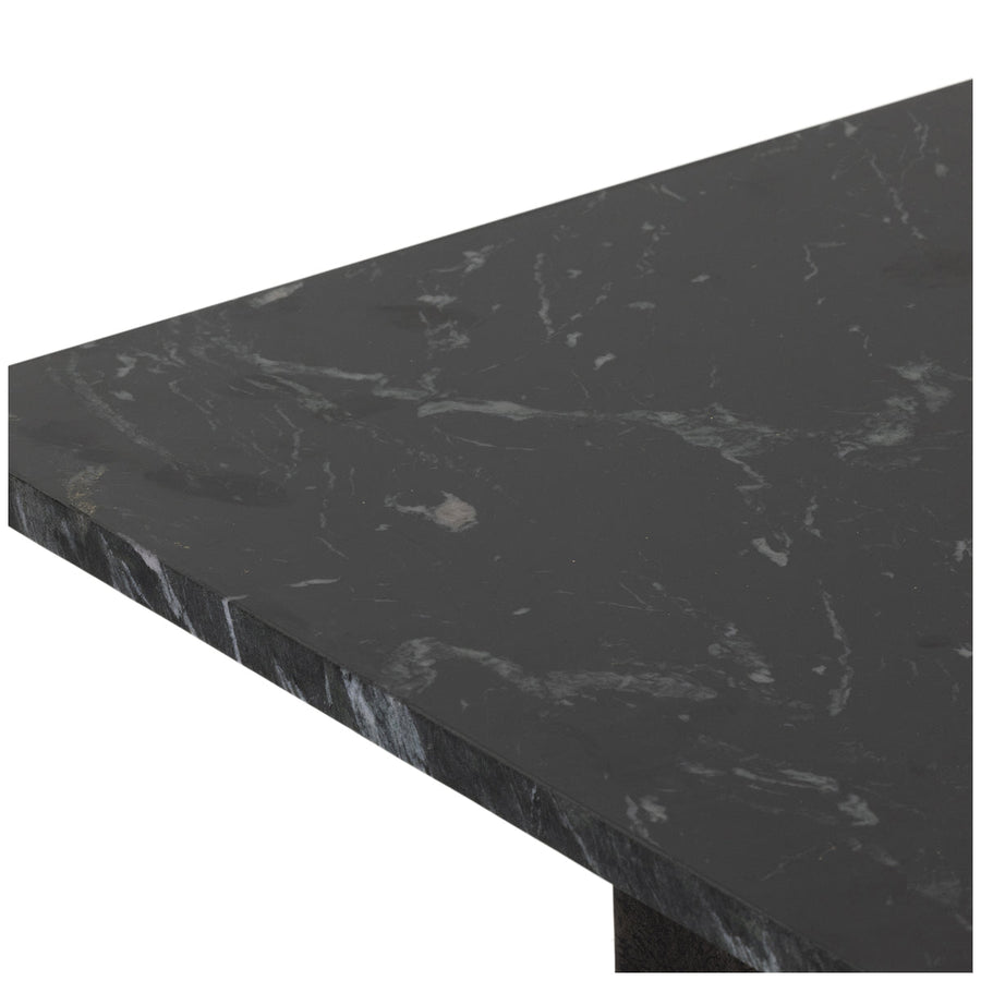 Four Hands Marlow Terrell Console Table - Black Marble