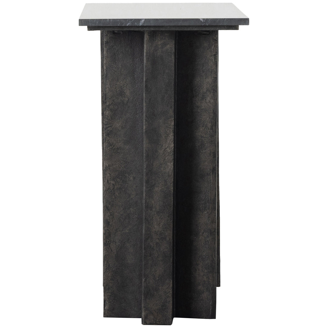 Four Hands Marlow Terrell Console Table - Black Marble