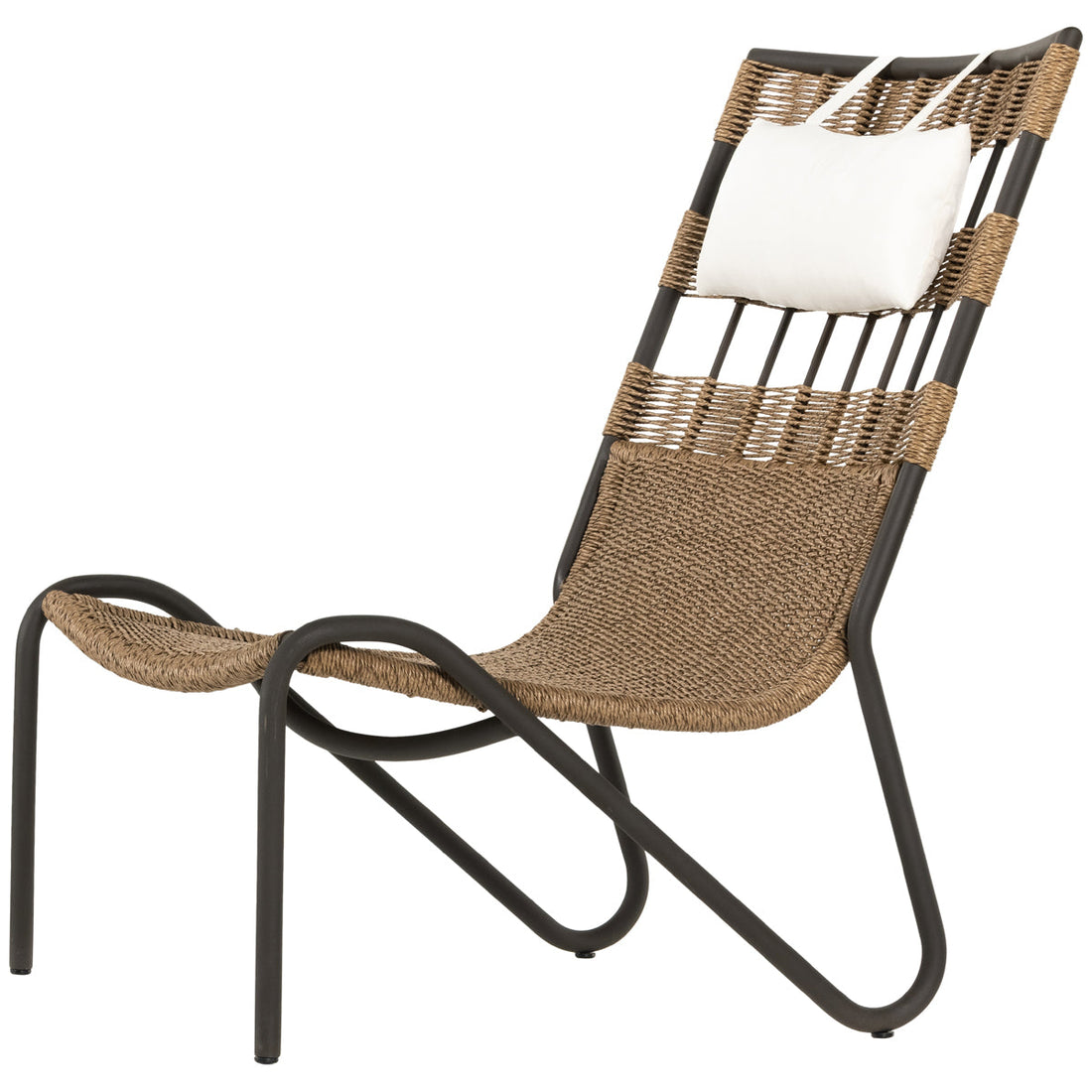 Four Hands Solano Tegan Outdoor Chair - Faux Dark Hyacinth