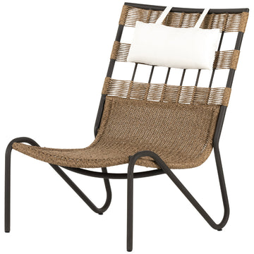 Four Hands Solano Tegan Outdoor Chair - Faux Dark Hyacinth