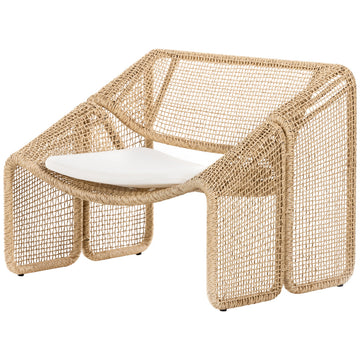 Four Hands Solano Selma Outdoor Chair - Faux Hyacinth