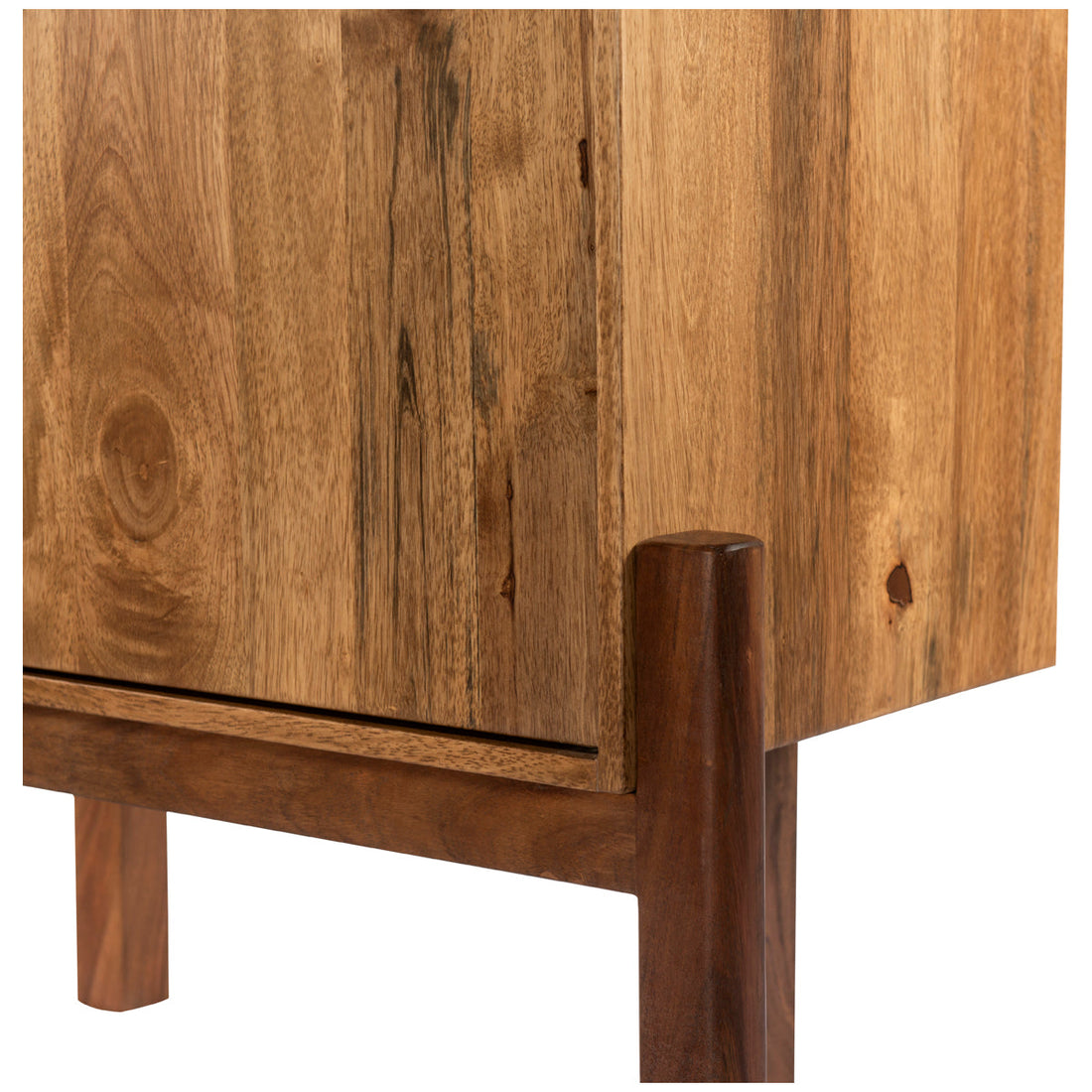 Four Hands Merritt Reza Bar Cabinet - Smoked Honey