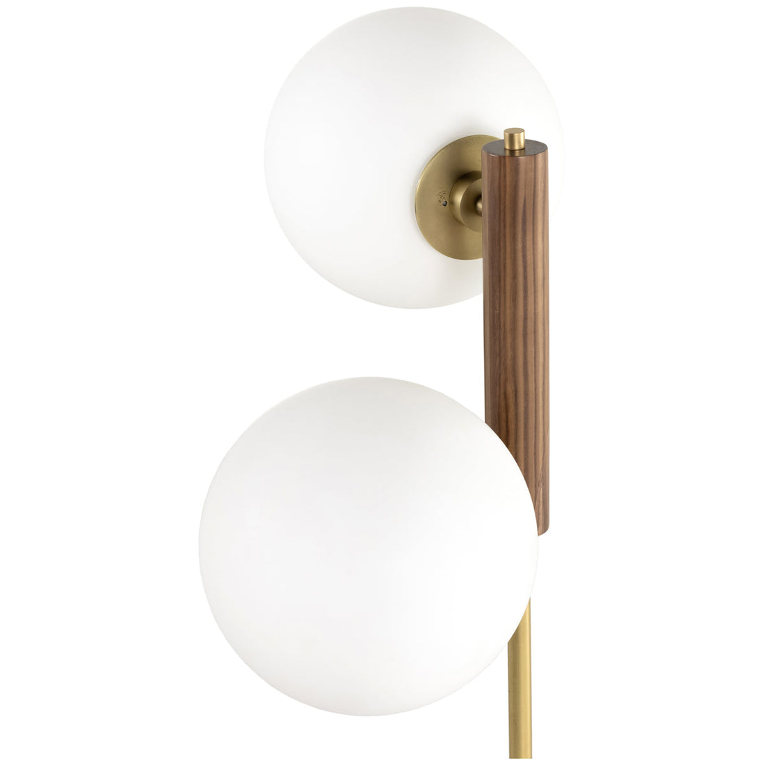 Four Hands Deacon Colome Floor Lamp - Natural Walnut