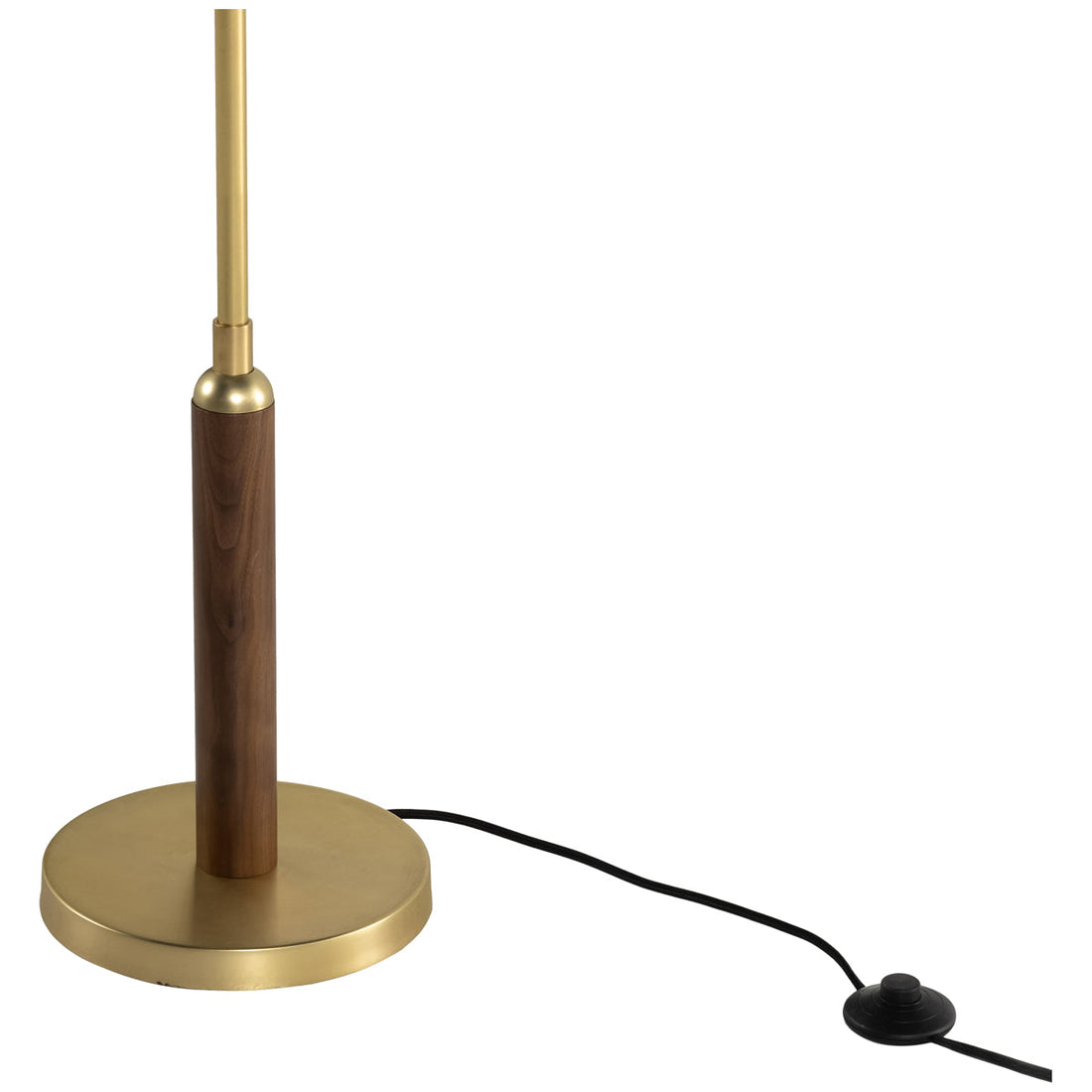 Four Hands Deacon Colome Floor Lamp - Natural Walnut