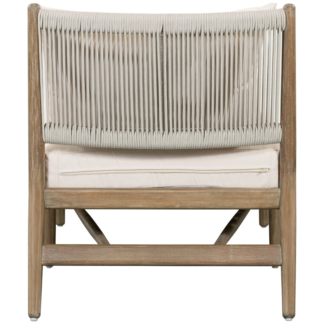 Four Hands Halsted Rosen Outdoor Chaise - Natural Eucalyptus