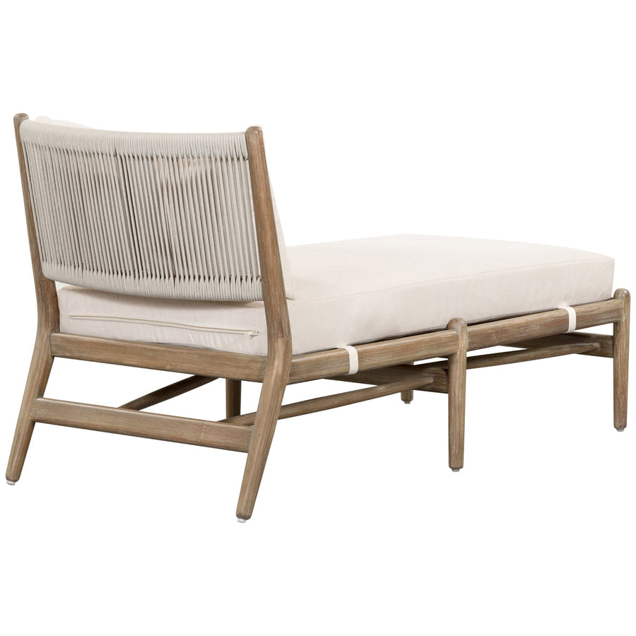 Four Hands Halsted Rosen Outdoor Chaise - Natural Eucalyptus