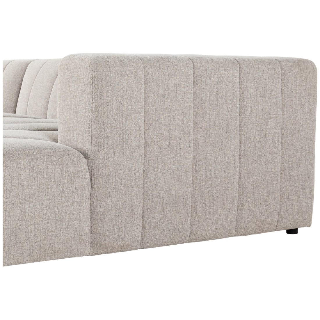 Four Hands Grayson Langham Channeled 5-Piece Sectional - Sandstone