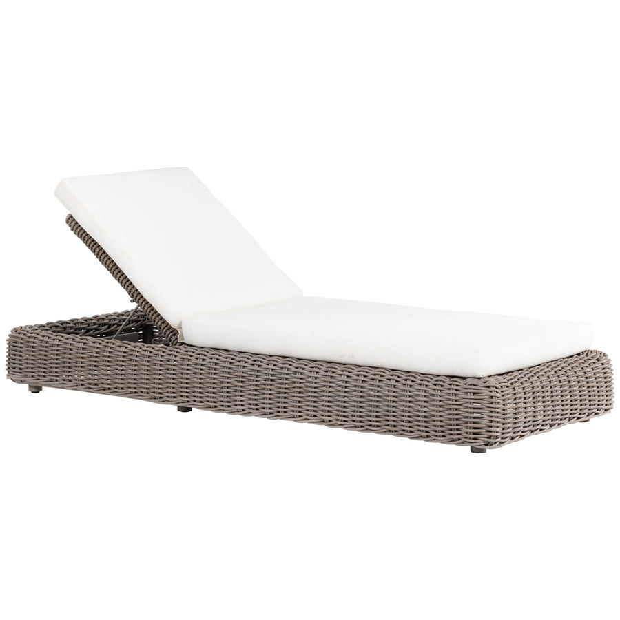 Four Hands Solano Como Outdoor Chaise - Natural Woven