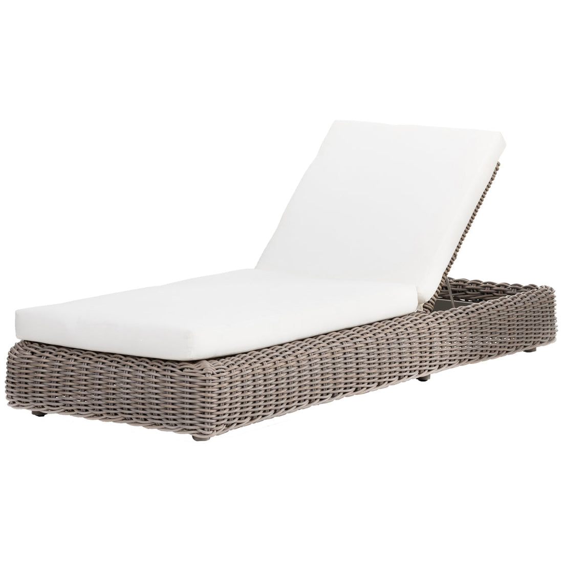 Four Hands Solano Como Outdoor Chaise - Natural Woven