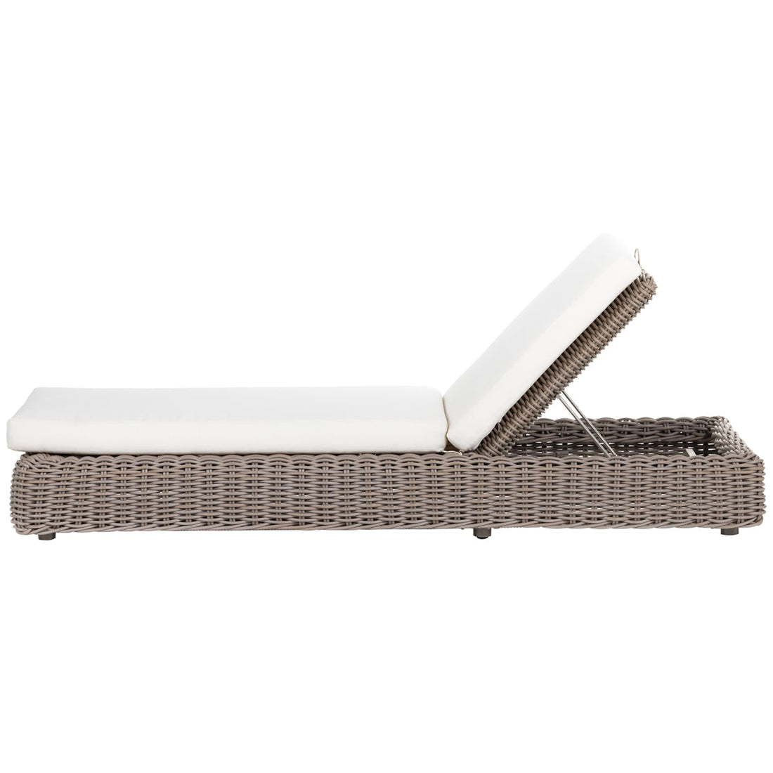 Four Hands Solano Como Outdoor Chaise - Natural Woven