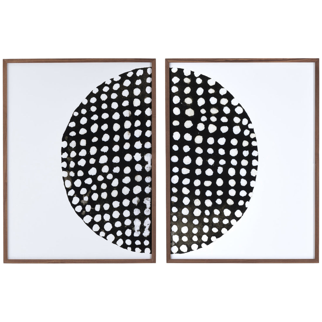 Four Hands Art Studio Global Disco Diptych, Black by Jess Engle