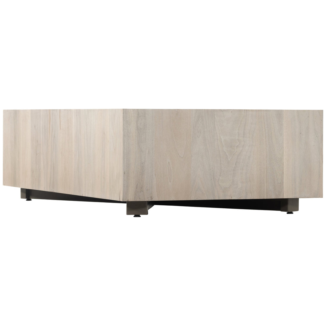 Four Hands Wesson Hudson Rectangle Coffee Table - Ashen Walnut