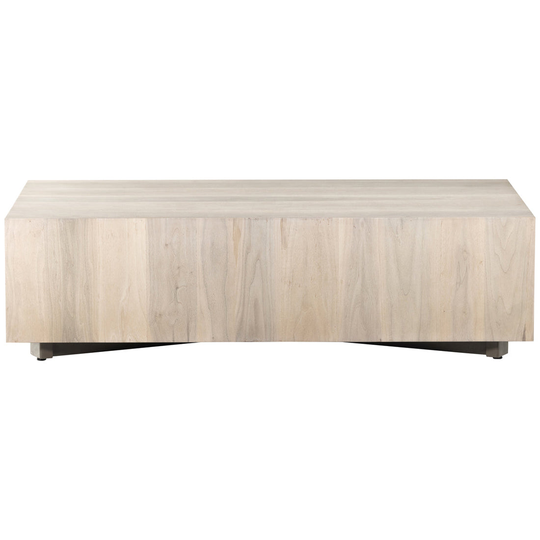 Four Hands Wesson Hudson Rectangle Coffee Table - Ashen Walnut