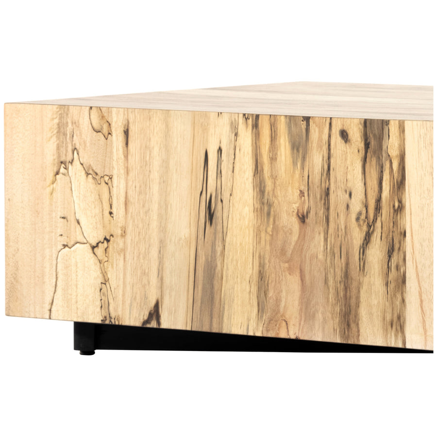 Four Hands Wesson Hudson Rectangle Coffee Table - Spalted Primavera