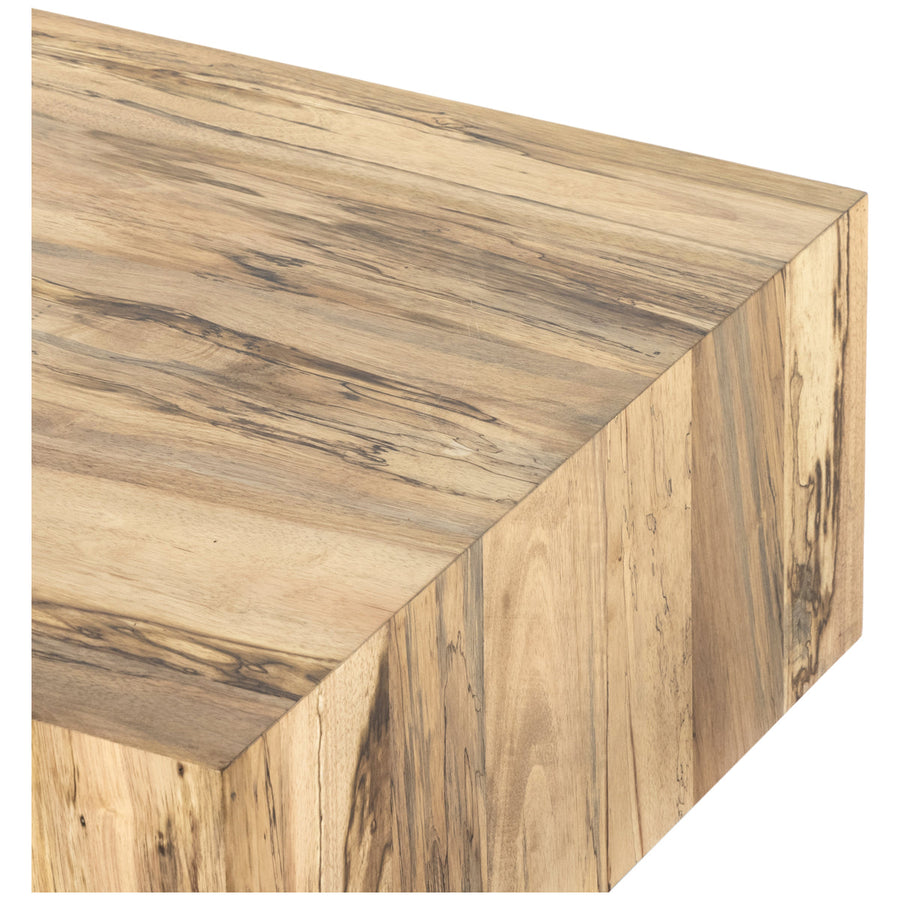 Four Hands Wesson Hudson Rectangle Coffee Table - Spalted Primavera