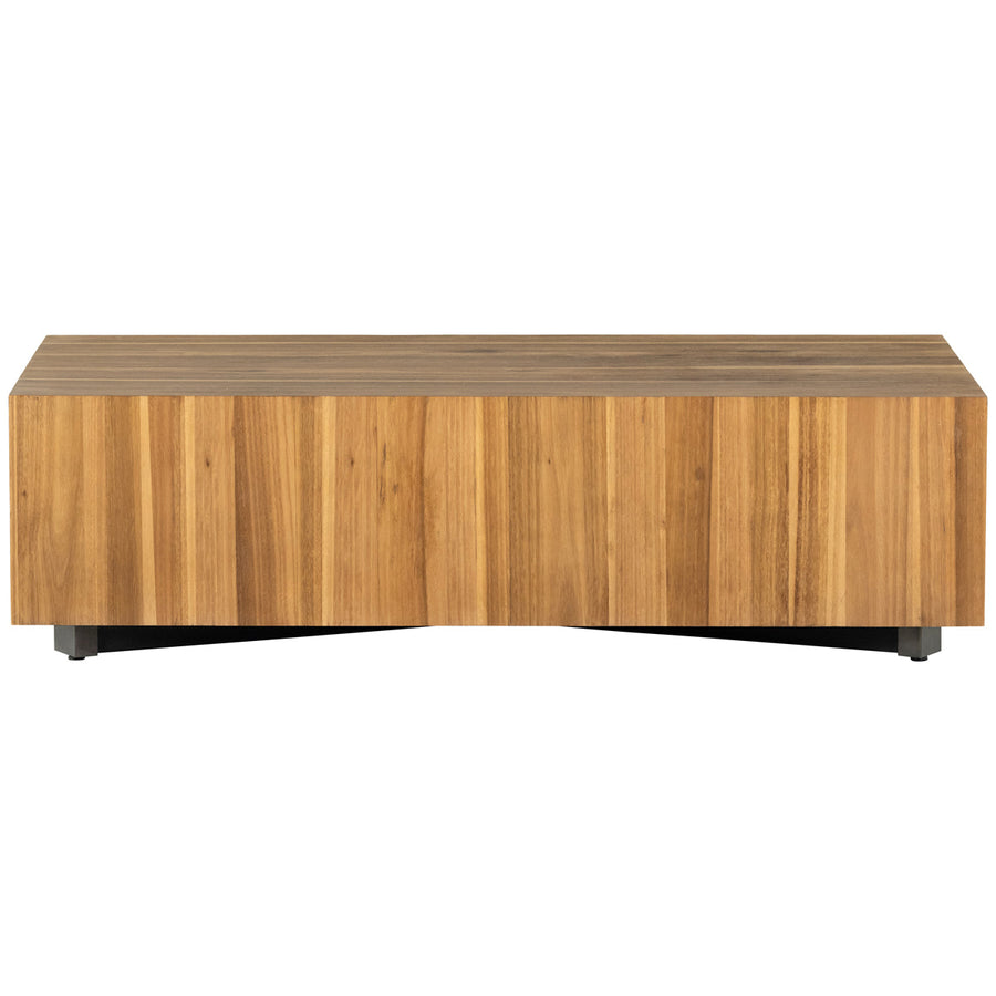 Four Hands Wesson Hudson Rectangle Coffee Table - Natural Yukas