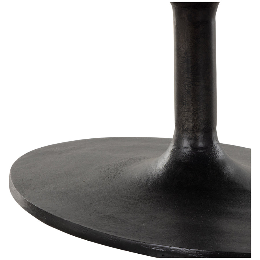 Four Hands Marlow Simone Oval Coffee Table - Raw Black