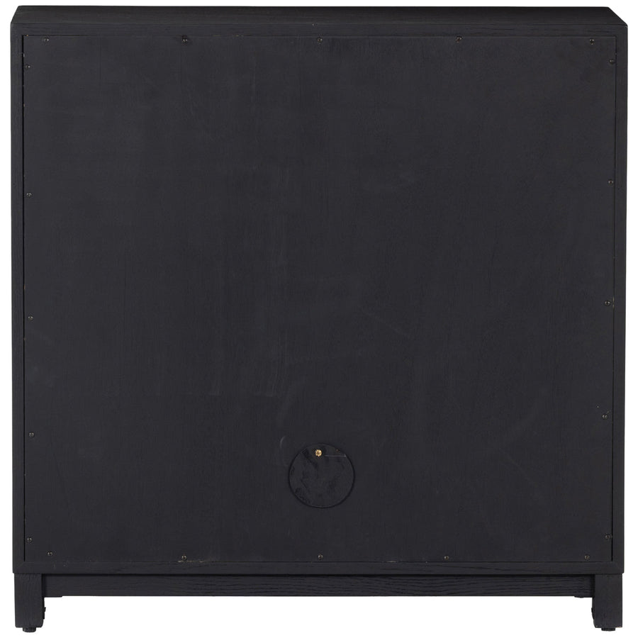 Four Hands Irondale Millie Small Cabinet - Drifted Matte Black