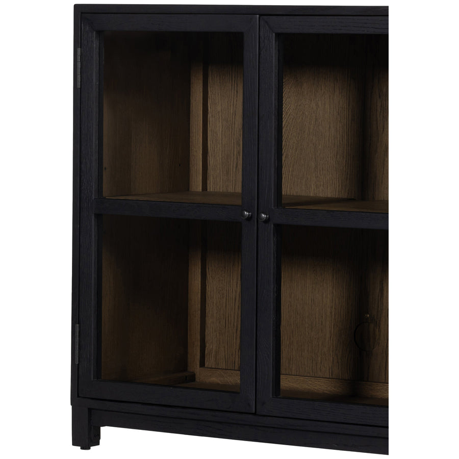 Four Hands Irondale Millie Small Cabinet - Drifted Matte Black