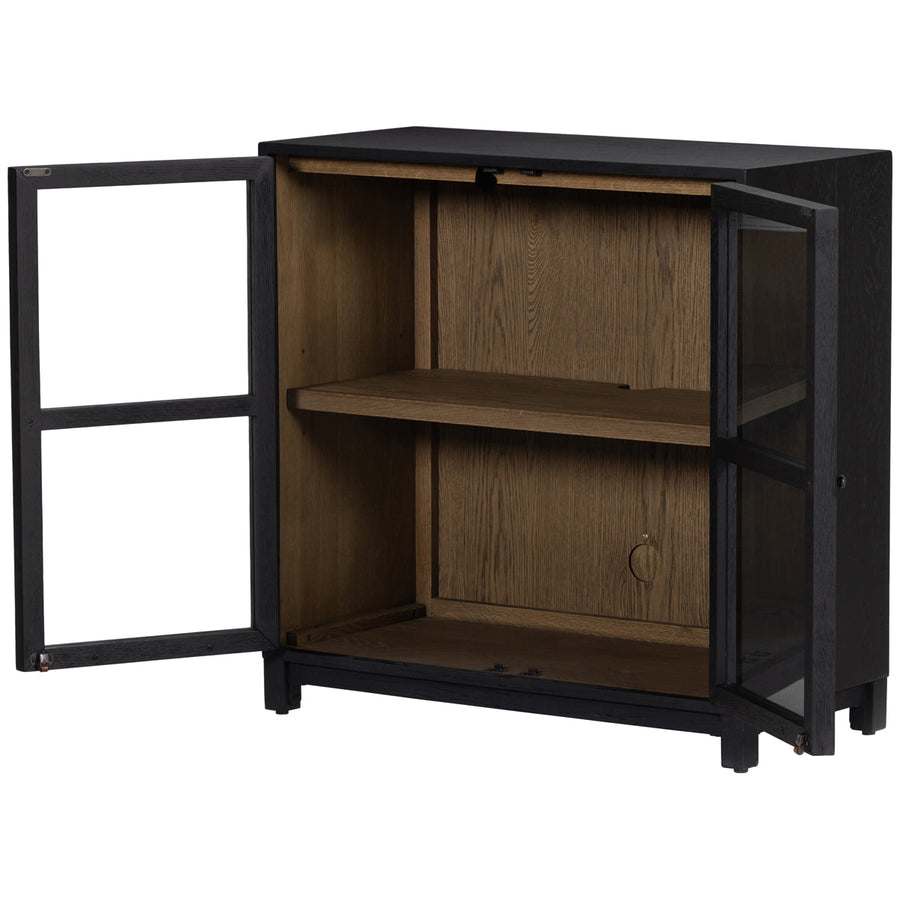 Four Hands Irondale Millie Small Cabinet - Drifted Matte Black